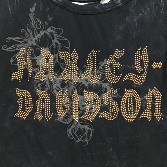 NWT Harley Davidson Slash Back Tank Top With Bedazzled Logo Size S - Picture 8 of 14